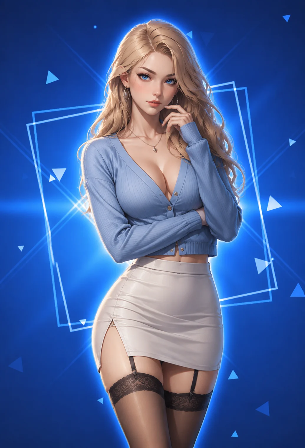 Bianca، بطلة شقراء في Passion Industry، واثقة من نفسها